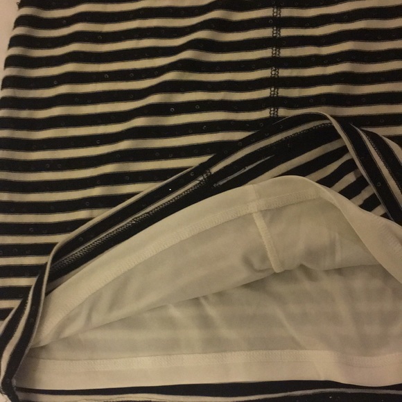 Express Black and White Striped Dress - Picture 4 of 4